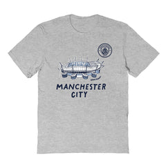 Manchester City Vive La Fete Youth Chilena Style T-Shirt Gray - FIFA World CUP
