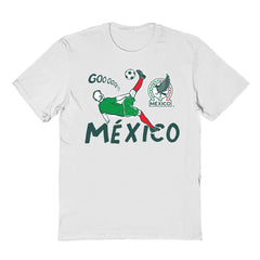 Mexico National Team Vive La Fete Youth Chilena Style T-Shirt White - FIFA World CUP