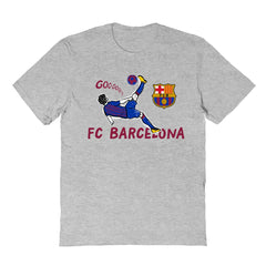Barcelona Vive La Fete Youth Chilena Style T-Shirt Gray - FIFA World CUP