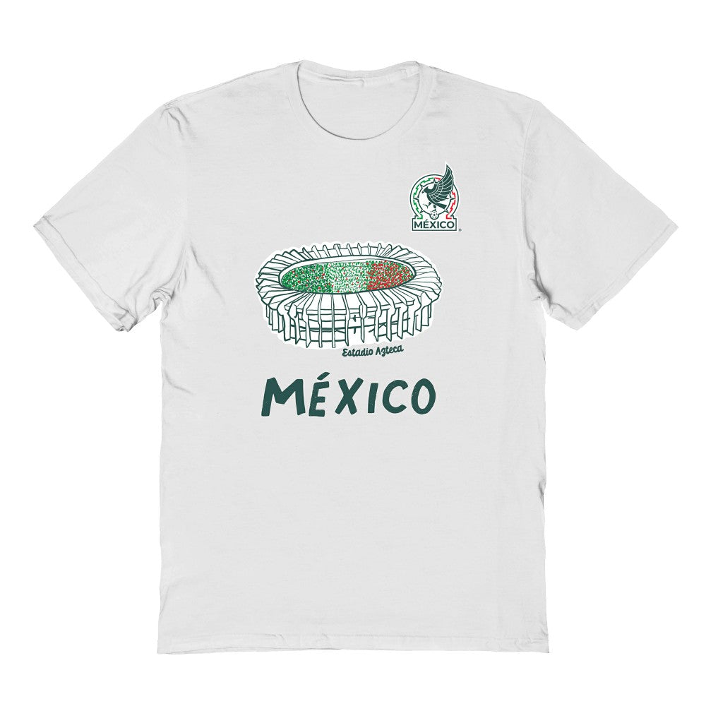 Mexico National Team Vive La Fete Youth Chilena Style T-Shirt White - FIFA World CUP