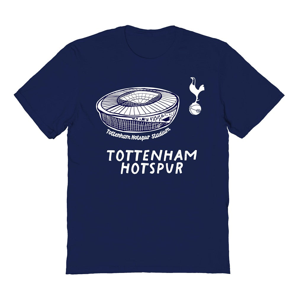 Tottenham Hotspur Vive La Fete Youth Chilena Style T-Shirt Navy - FIFA World CUP