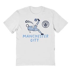 Manchester City Vive La Fete Youth Chilena Style T-Shirt White - FIFA World CUP