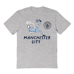 Manchester City Vive La Fete Youth Chilena Style T-Shirt Gray - FIFA World CUP
