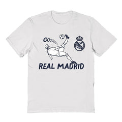Real Madrid Vive La Fete Youth Chilena Style T-Shirt White - FIFA World CUP