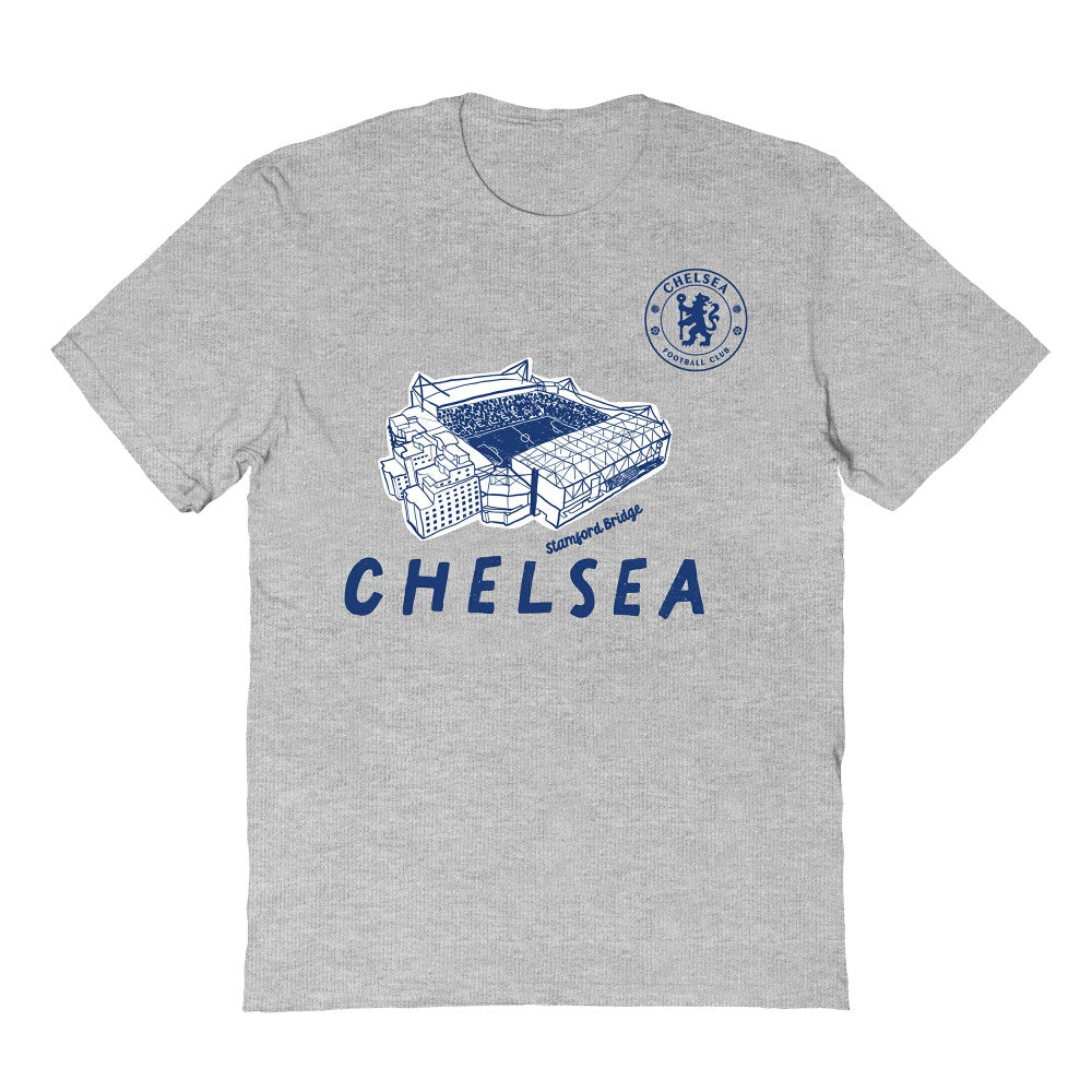 Chelsea Vive La Fete Youth Chilena Style T-Shirt Gray - FIFA World CUP