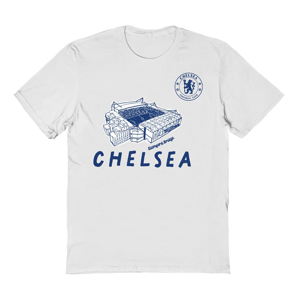 Chelsea Vive La Fete Youth Chilena Style T-Shirt White - FIFA World CUP