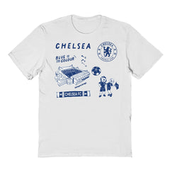Chelsea Vive La Fete Youth Impressions Icons T-Shirt White - FIFA World CUP