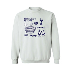 Tottenham Hotspur Vive La Fete Women's Impressions Icons Sweatshirt White - FIFA World CUP
