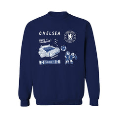 Chelsea Vive La Fete Women's Impressions Icons Sweatshirt Navy - FIFA World CUP