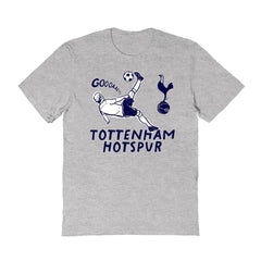 Tottenham Hotspur Vive La Fete Women's Chilena Style T-Shirt Gray - FIFA World CUP