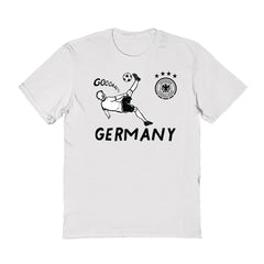 Germany National Team Vive La Fete Women's Chilena Style T-Shirt White - FIFA World CUP