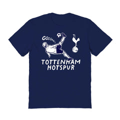 Tottenham Hotspur Vive La Fete Women's Chilena Style T-Shirt Navy - FIFA World CUP