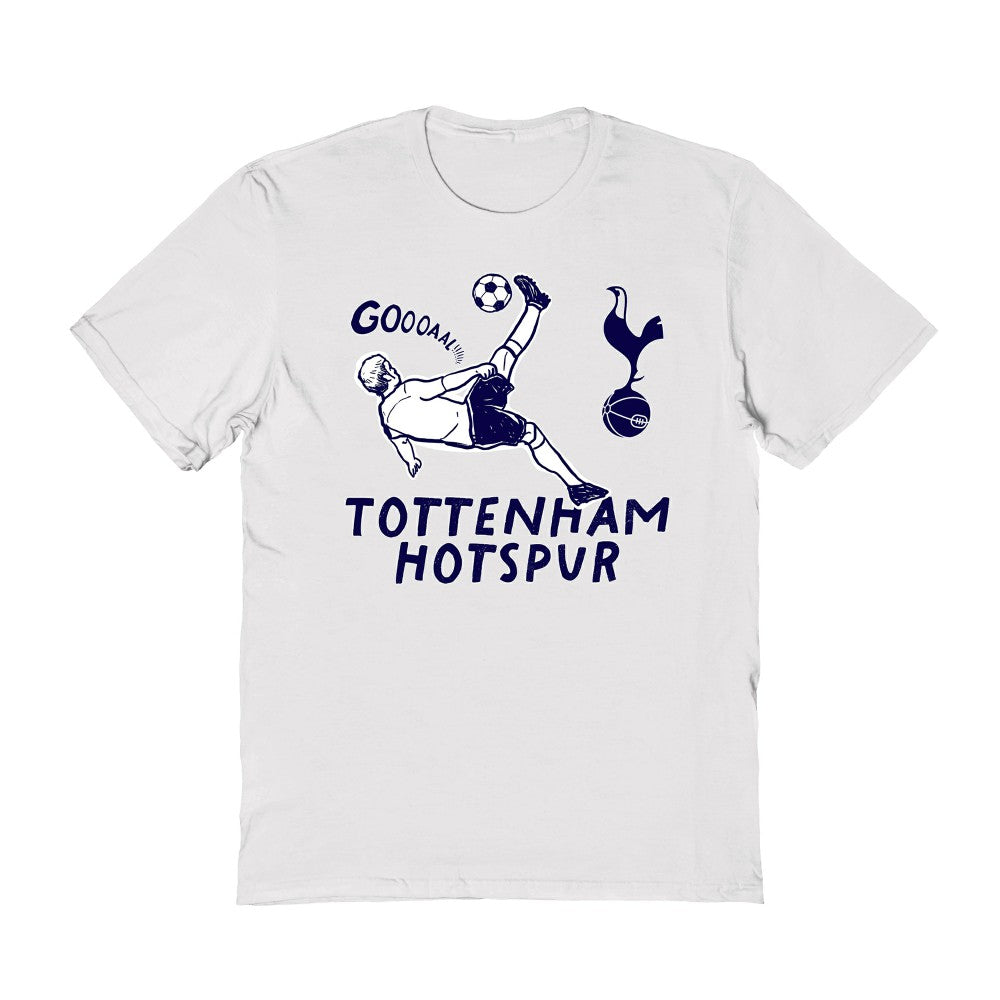 Tottenham Hotspur Vive La Fete Women's Chilena Style T-Shirt White - FIFA World CUP