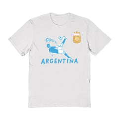 Argentina National Team Vive La Fete Women's Chilena Style T-Shirt White - FIFA World CUP