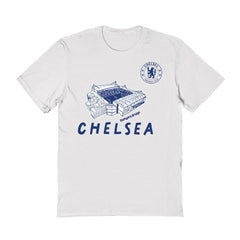 Chelsea Vive La Fete Women's Stadium Style T-Shirt White - FIFA World CUP