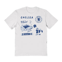 Chelsea Vive La Fete Women's Impressions Icons T-Shirt White - FIFA World CUP