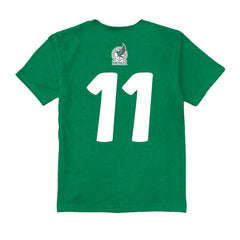 Santiago Gimenez Mexico National Team Vive La Fete Youth Player Name & Number Chilena Style T-Shirt Green - FIFA World CUP