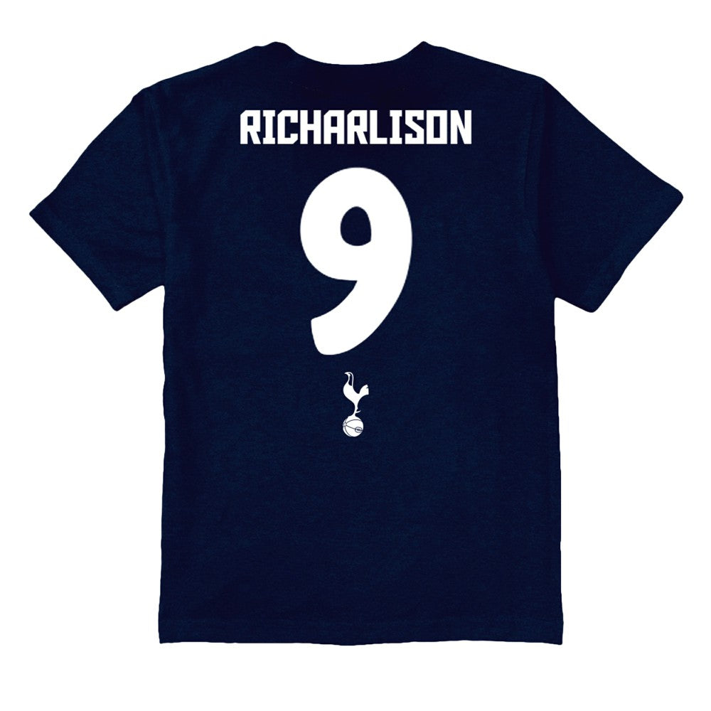 Richarlison Tottenham Hotspur Vive La Fete Youth Player Name & Number Stadium Style T-Shirt Navy - FIFA World CUP