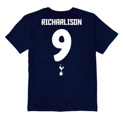 Richarlison Tottenham Hotspur Vive La Fete Youth Player Name & Number Stadium Style T-Shirt Navy - FIFA World CUP