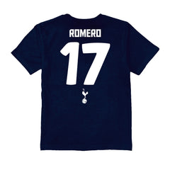 Cristian Romero Tottenham Hotspur Vive La Fete Youth Player Name & Number Stadium Style T-Shirt Navy - FIFA World CUP