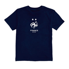 France National Team Vive La Fete Youth Color Badge T-Shirt Navy - FIFA World CUP