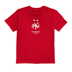 France National Team Vive La Fete Youth Color Badge T-Shirt Red - FIFA World CUP