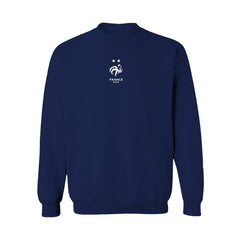 France National Team Vive La Fete Women's Color Badge Sweatshirt Navy - FIFA World CUP