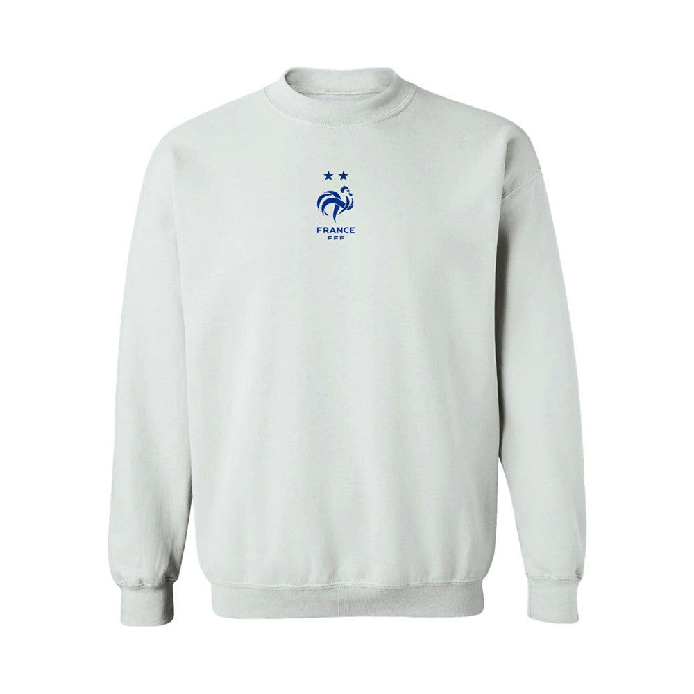 France National Team Vive La Fete Women's Color Badge Sweatshirt White - FIFA World CUP