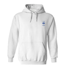 France National Team Vive La Fete Women's Color Badge Fleece Hoodie White - FIFA World CUP