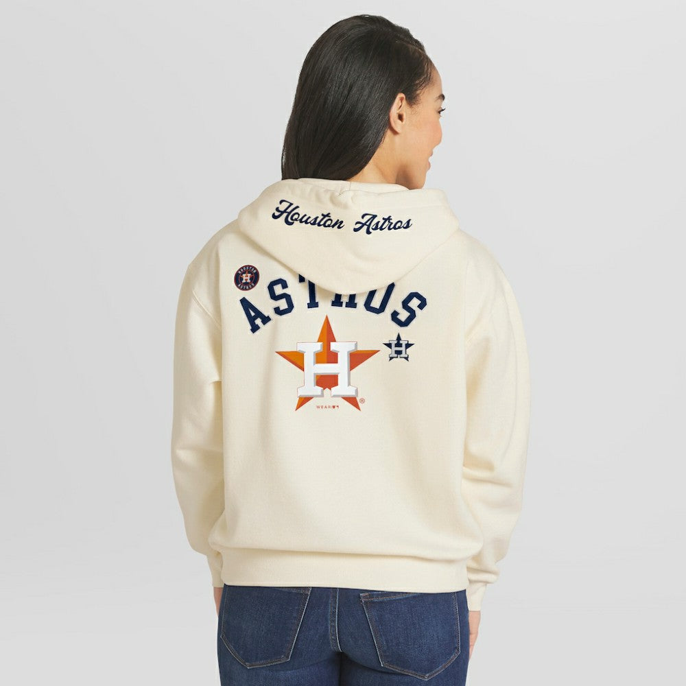 Houston Astros WEAR by Erin Andrews Women's Full-Zip Hoodie - MLB