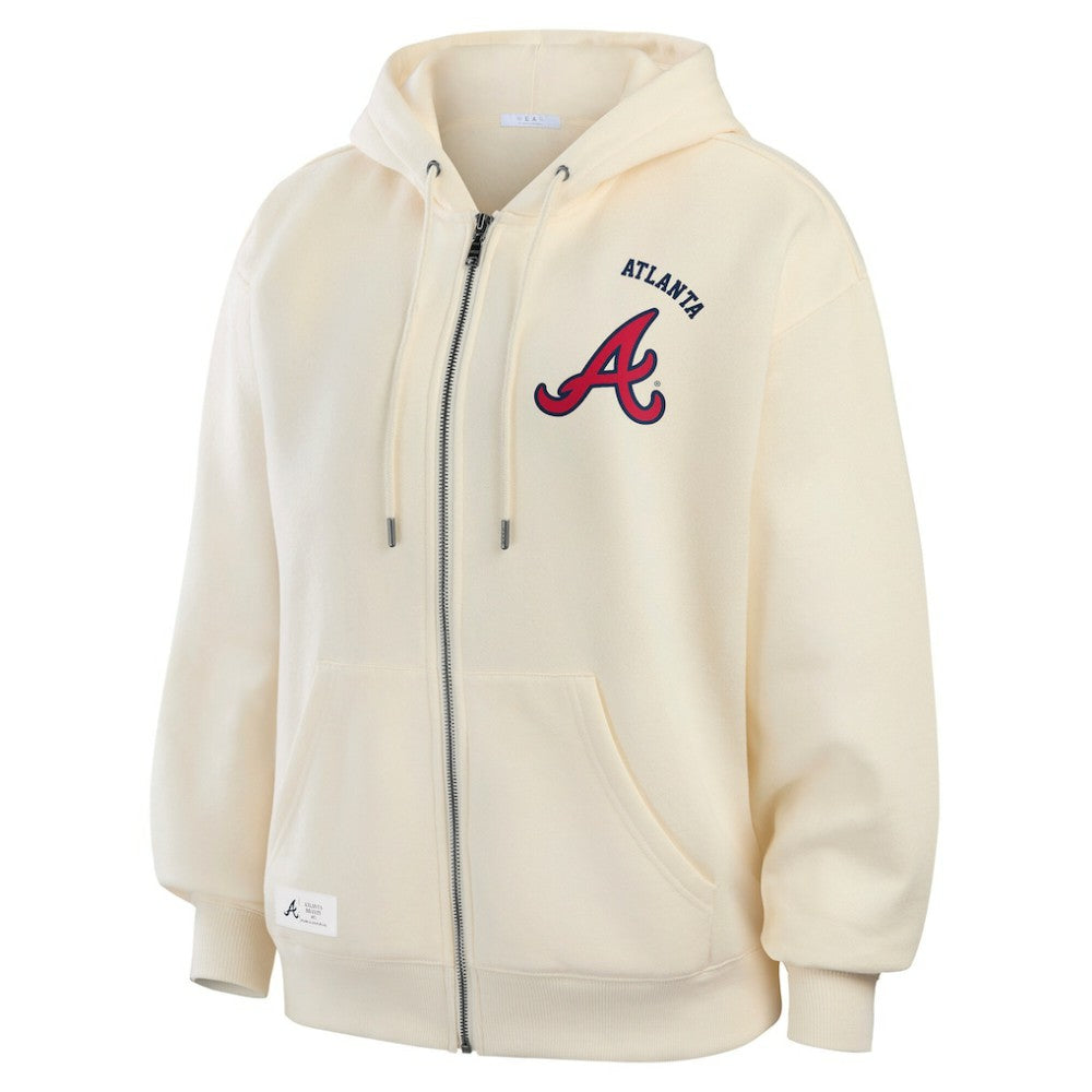 Atlanta Braves WEAR by Erin Andrews Women's Full-Zip Hoodie - MLB