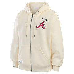 Atlanta Braves WEAR by Erin Andrews Women's Full-Zip Hoodie - MLB