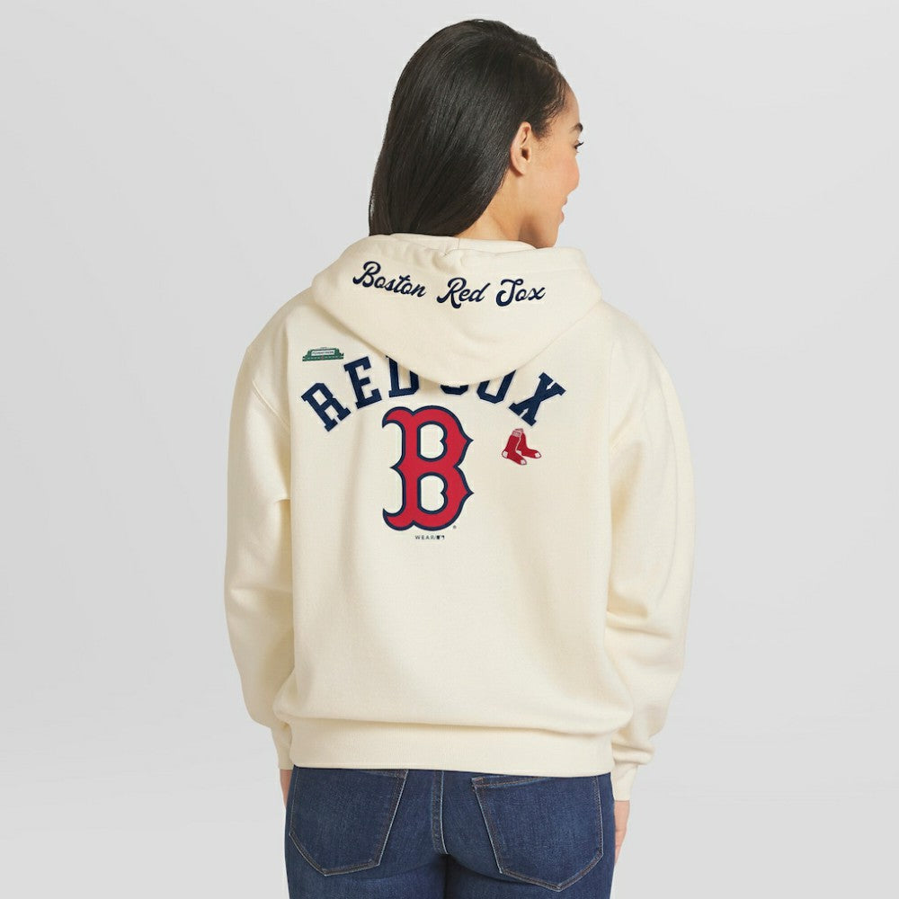 Boston Red Sox WEAR by Erin Andrews Women's Full-Zip Hoodie - MLB