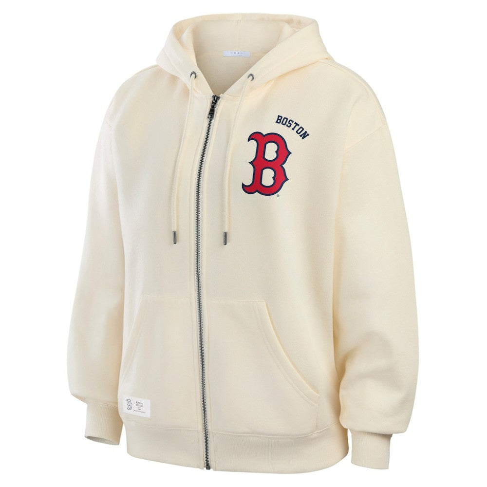Boston Red Sox WEAR by Erin Andrews Women's Full-Zip Hoodie - MLB