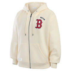 Boston Red Sox WEAR by Erin Andrews Women's Full-Zip Hoodie - MLB