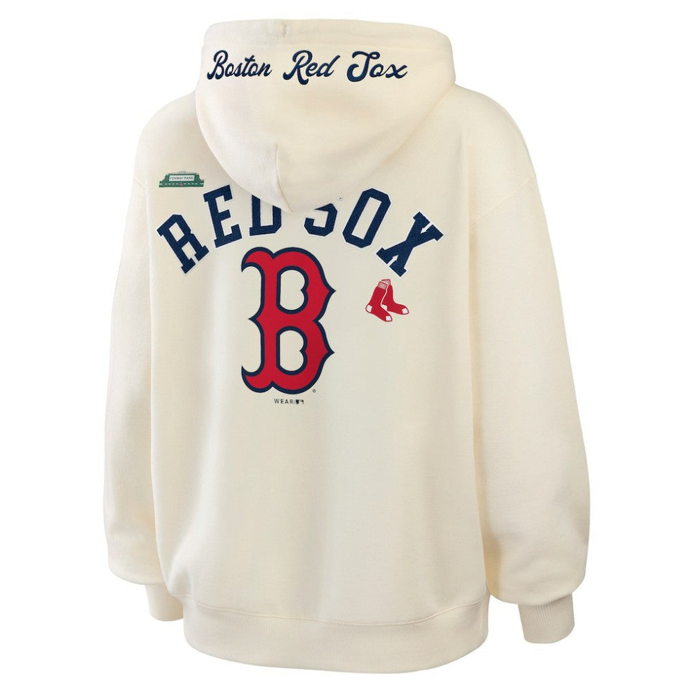 Boston Red Sox WEAR by Erin Andrews Women's Full-Zip Hoodie - MLB