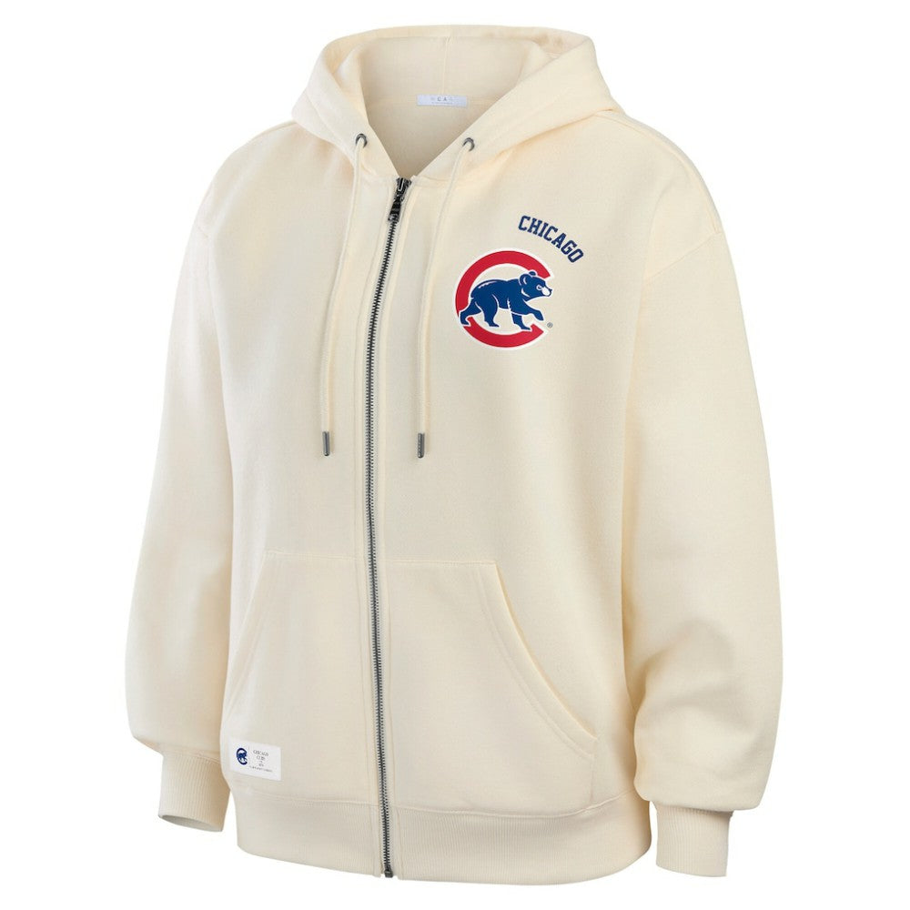 Chicago Cubs WEAR by Erin Andrews Women's Full-Zip Hoodie - MLB
