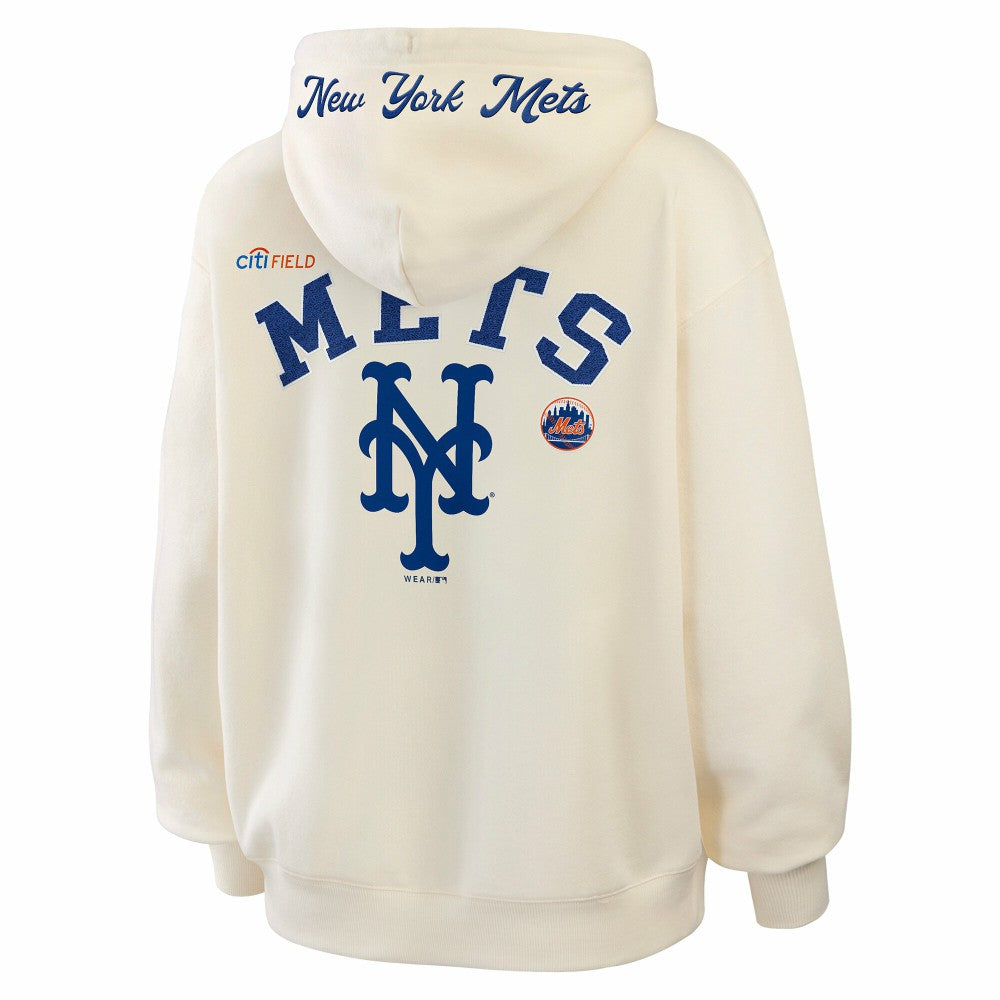 New York Mets WEAR by Erin Andrews Women's Full-Zip Hoodie - MLB