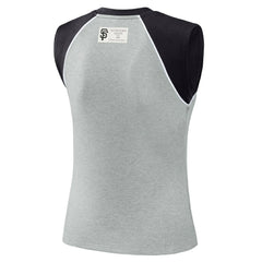 San Francisco Giants WEAR by Erin Andrews Women's Cropped Raglan Tank Top - MLB