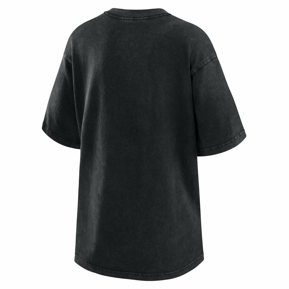 Cincinnati Reds WEAR by Erin Andrews Women's Oversized Boyfriend T-Shirt - MLB