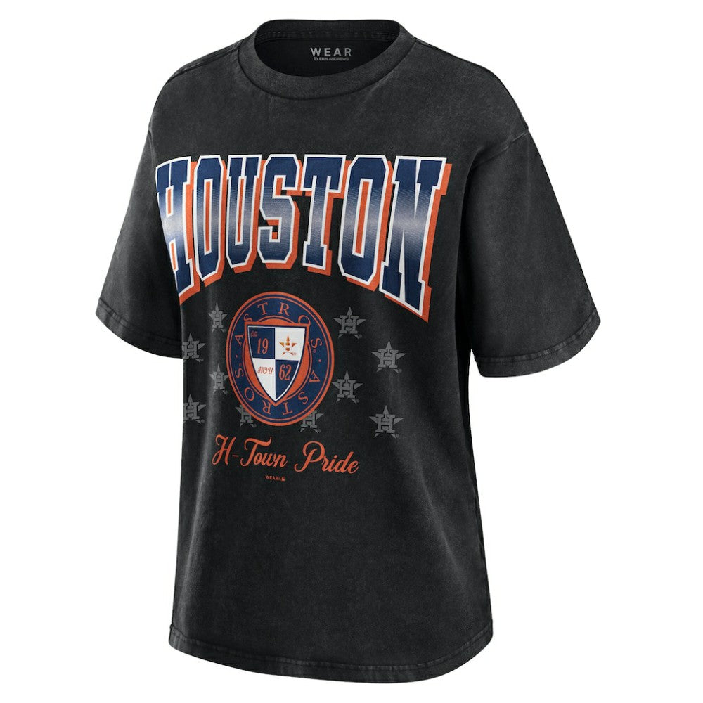 Houston Astros WEAR by Erin Andrews Women's Oversized Boyfriend T-Shirt - MLB