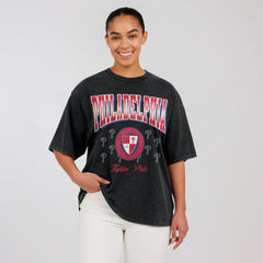 Philadelphia Phillies WEAR by Erin Andrews Women's Oversized Boyfriend T-Shirt - MLB