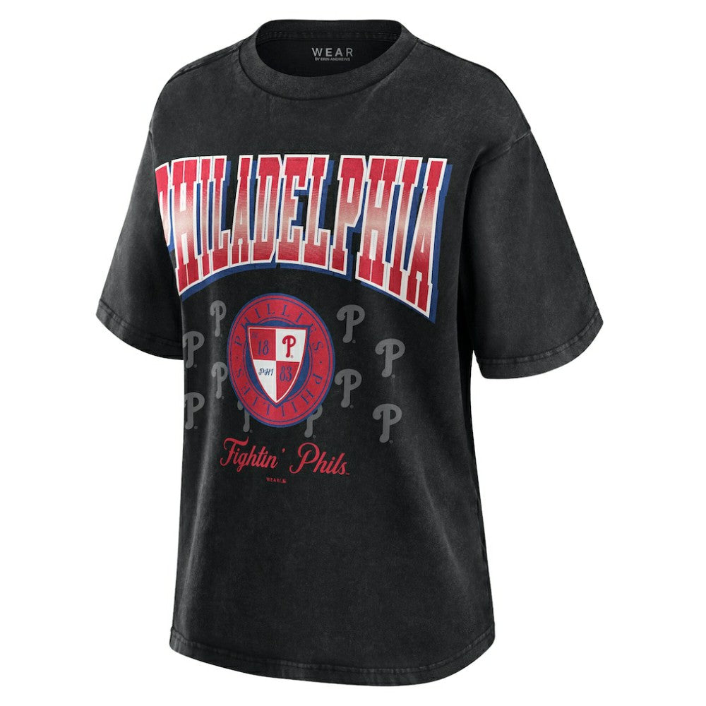 Philadelphia Phillies WEAR by Erin Andrews Women's Oversized Boyfriend T-Shirt - MLB