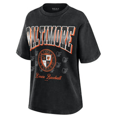 Baltimore Orioles WEAR by Erin Andrews Women's Oversized Boyfriend T-Shirt - MLB