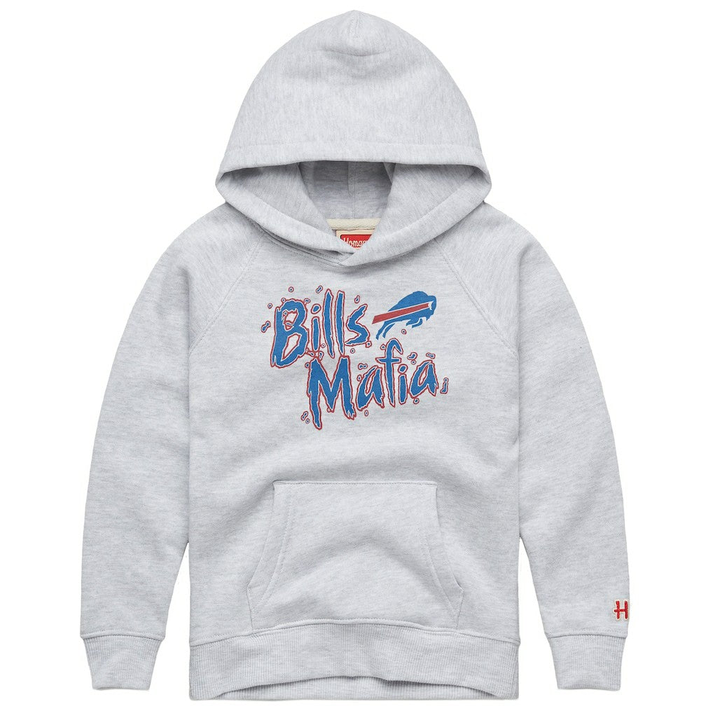 Buffalo Bills Homage Youth Bills Mafia Tri-Blend Hoodie Gray | NFL