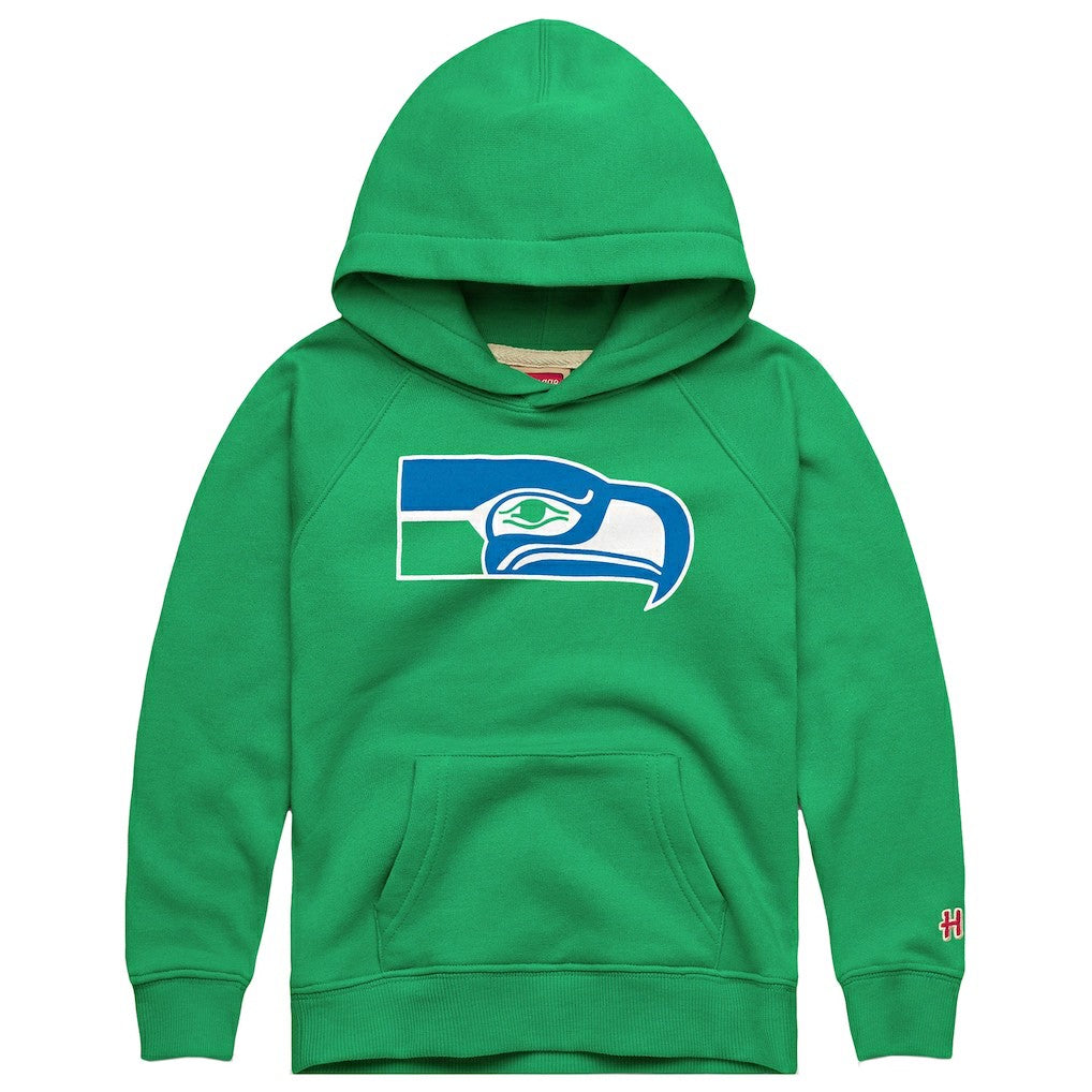 Seattle Seahawks Homage Youth '76 Season Tri-Blend Hoodie Green | NFL