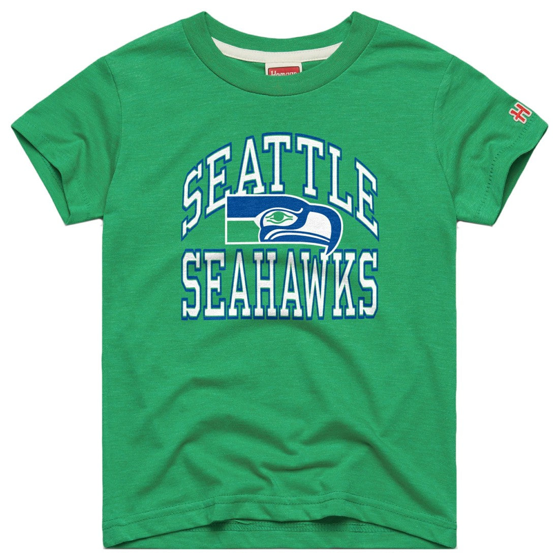 Seattle Seahawks Homage Youth Arch Tri-Blend T-Shirt Green | NFL