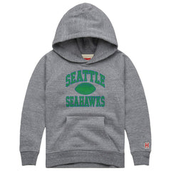 Seattle Seahawks Homage Youth Gridiron Tri-Blend Hoodie Gray | NFL