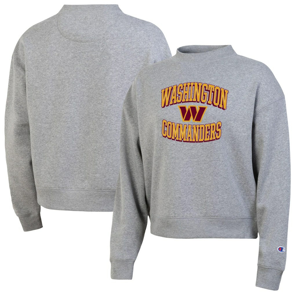 Washington Commanders Champion Women's Triumph Tri-Blend Sweatshirt Gray | NFL