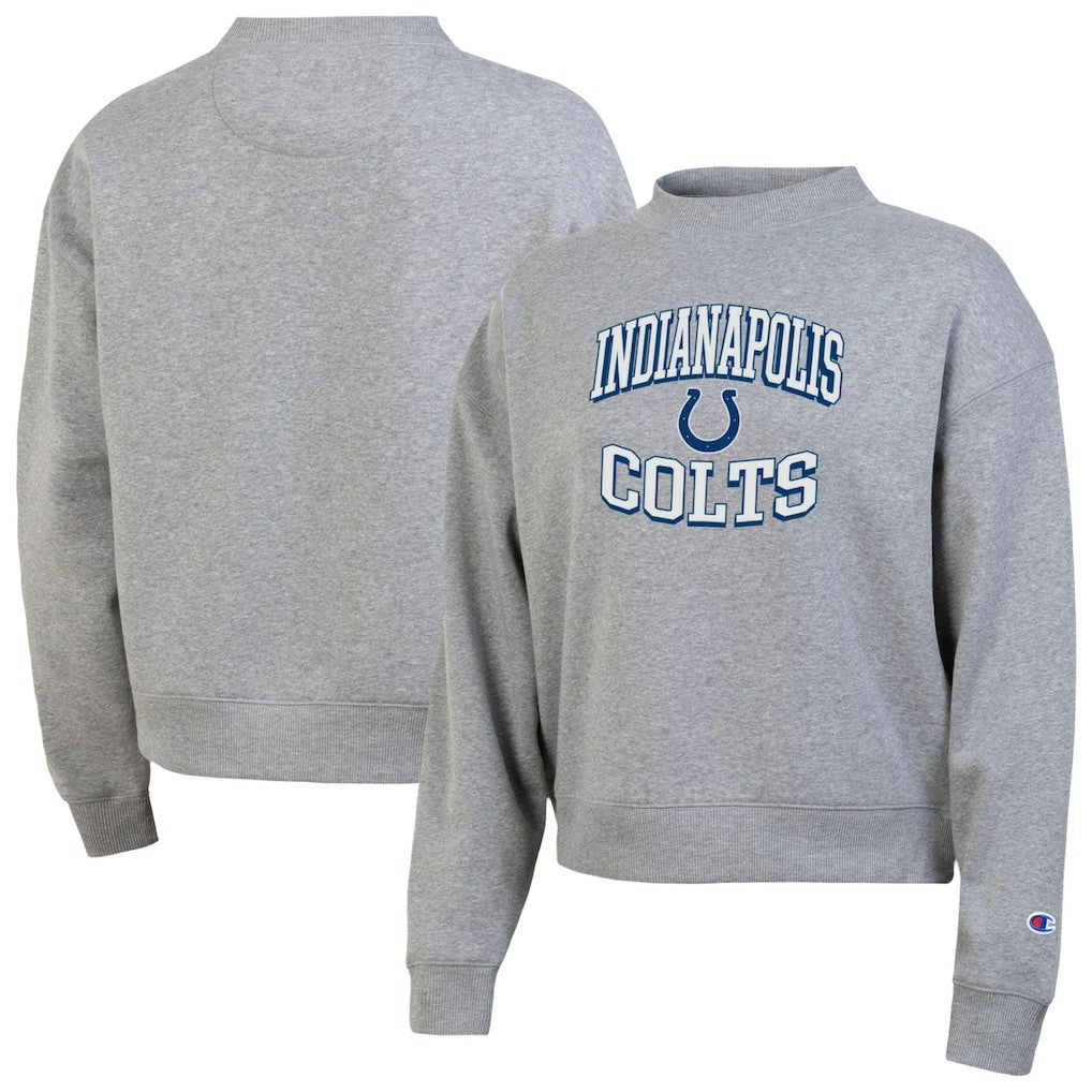 Indianapolis Colts Champion Women's Triumph Tri-Blend Sweatshirt Gray | NFL